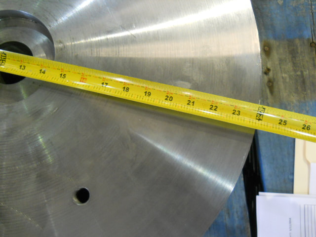 12 inch bend die for bending 3.25 inch boiler tubing.