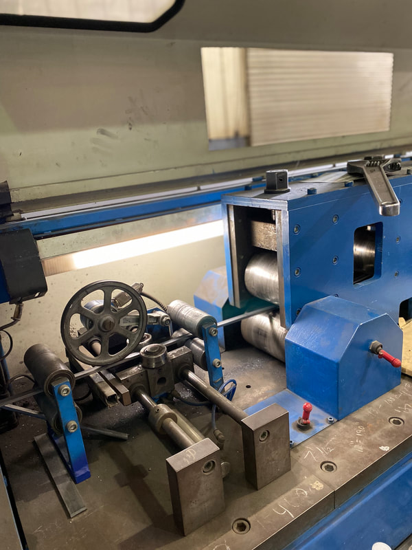 Membrane bar sizer allows is to resize and 
                                         straighten sheared membrane bar Down to 0.015 of the original width.