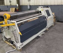 Plate rolls used in forming and rolling plate into various round and conical shapes.